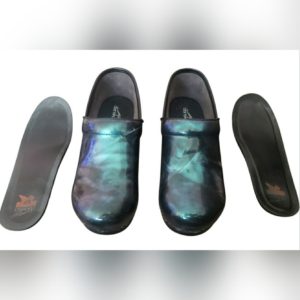 Dansko Professional Metallic Iridescence Mermaid Teal 10 US 40 EU